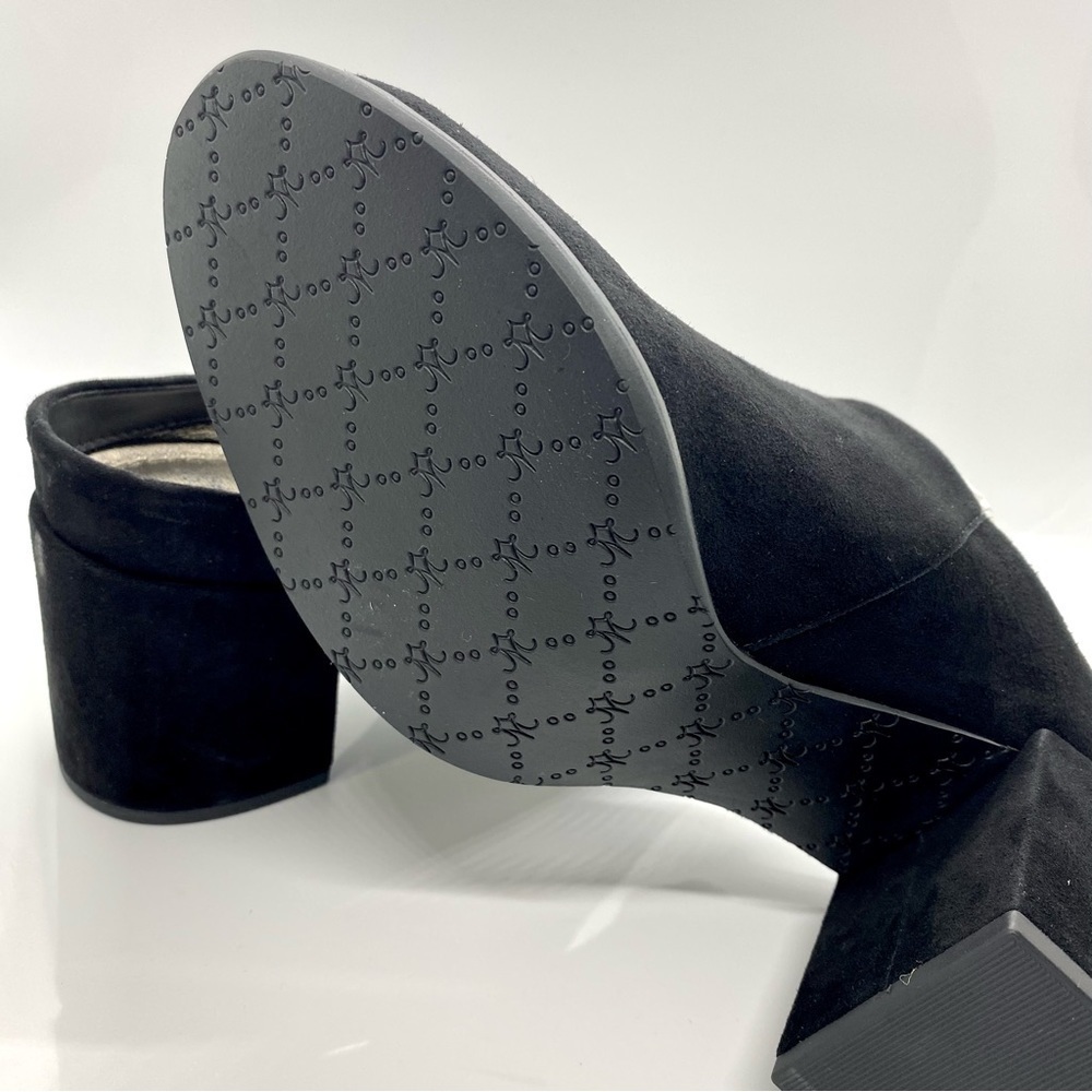 faith Mule Black Suede Round Toe 8 - Picture 5 of 8